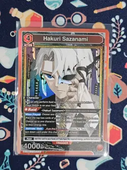 Hakuri Sazanami UE16BT/KGR-1-047 SR Kagurabachi Union Arena Card - Image 1
