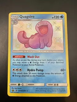 Quagsire SV10/SV94 - Hidden Fates Baby Shiny Vault Holo Pokemon TCG English Card - Image 1