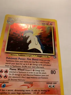 Pokemon Typhlosion TCG Neo Genesis 18 Holo Unlimited Rare Card 18 /111 - Image 4