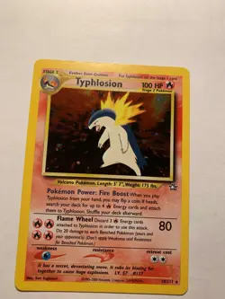 Pokemon Typhlosion TCG Neo Genesis 18 Holo Unlimited Rare Card 18 /111 - Image 5