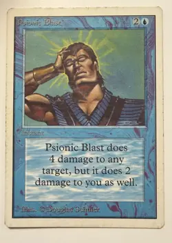 MTG - Psionic Blast - Unlimited - MAGIC CARD - Image 1