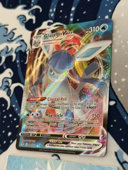 Glaceon VMAX Ultra Rare -SWSH07: Evolving Skies Ultra Rare Card 041/203 Pokemon - Image 2