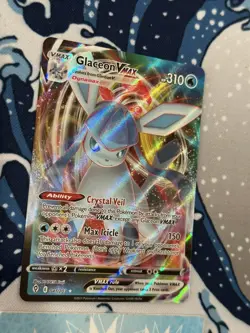 Glaceon VMAX Ultra Rare -SWSH07: Evolving Skies Ultra Rare Card 041/203 Pokemon - Image 3
