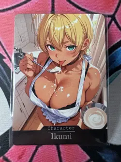 Ikumi Food Wars ACG Goddess Story Waifu Anime Custom Card - Image 1