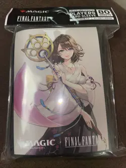 Magic The Gathering Card Sleeve Character Borderless Ver. Yuna MFS-12 80Sheets - Image 1