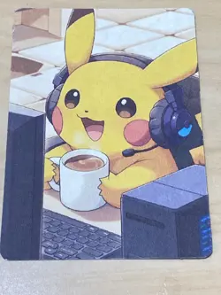 Anime ART STYLE Pikachu Fan Full Art Pokemon Custom Card/perfect bookmark - Image 2