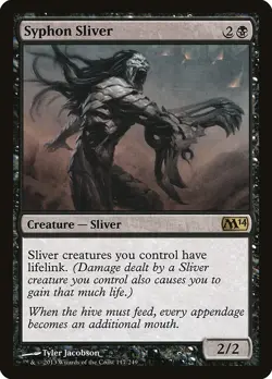 Syphon Sliver #117 (Pack Fresh) - MTG: Magic 2014 (M14) (M14) - Image 1