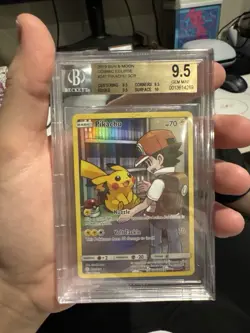 Pokemon Cosmic Eclipse PIKACHU 241/236 BGS 9.5 (only 8 graded above this card) - Image 1