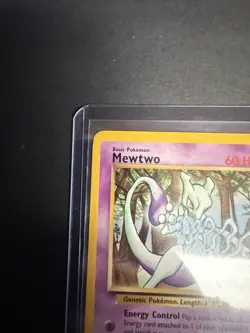 Mewtwo 12/53 Wotc Promo Regular Pokemon Card Vintage - Image 3