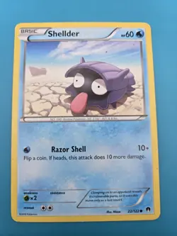 Shellder 22/122 LP BREAKpoint Pokemon Card TCG VG - Image 1