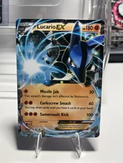 Pokemon Lucario EX Holo Card XY-Furious Fists Series 54/111 - Image 1
