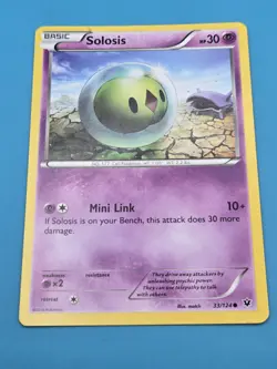 Solosis 33/124 Fates Collide Regular - Pokemon Card LP - Image 1
