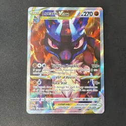 Lucario VSTAR SWSH291 Sword & Shield Promo Cards Holo Black Star Promo Pokemon - Image 1