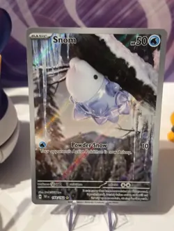 Pokemon Snom 168/162 Illustration Rare Card S&V: Temporal Forces UK seller NM - Image 2