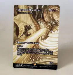 MTG Dragon of Mount Gulg - Ancient Copper Dragon - FCA NM - Image 1