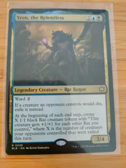 MTG Vren, the Relentless 0239 Bloomburrow M/NM Free UK P&P - Image 1