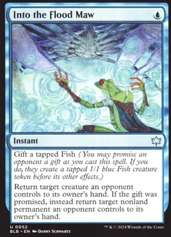 Into the Flood Maw U Bloomburrow 52 NM - Image 1