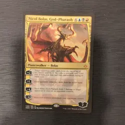 Nicol Bolas, God-Pharaoh LP Hour of Devastation HOU English Regular MTG - Image 1