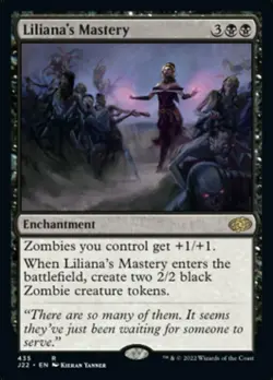 x1 Liliana's Mastery R MTG Jumpstart 2022 M/NM, English - Image 1