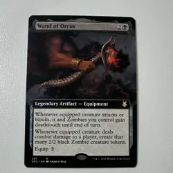 Wizards of the Coast Wand of Orcus AFC Legendary Artifact Rare Black 297 - Image 1