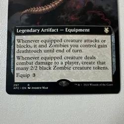 Wizards of the Coast Wand of Orcus AFC Legendary Artifact Rare Black 297 - Image 4