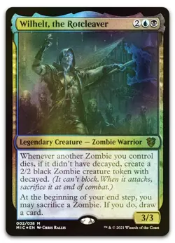 Wilhelt, the Rotcleaver #2 (Foil) (NM) Midnight Hunt MIC Magic MTG - Image 1