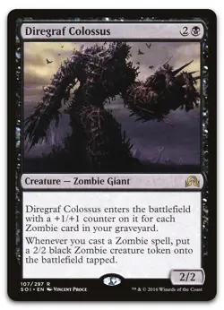 Diregraf Colossus #107 (LP) Shadows over Innistrad SOI Magic MTG - Image 1