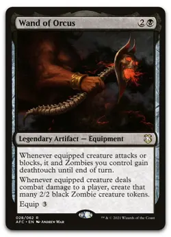 Wand of Orcus #28 (NM) Forgotten Realms AFC Magic MTG - Image 1