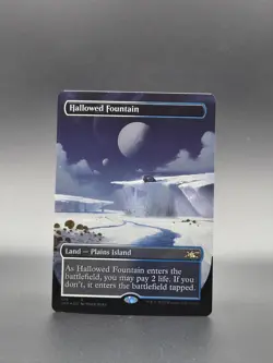 Hallowed Fountain MTG Unfinity (Borderless) (Galaxy Foil) NM/M - Image 1