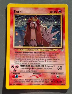 Pokemon Entei 6/64 holo Fr card /jpj27 - Image 1