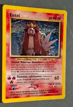 Pokemon Entei 6/64 holo Fr card /jpj27 - Image 2