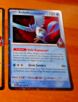 POKEMON CARD CARTE PROMO COSMO HOLO ARTIKODIN 051/182 NM 2025 - Image 1