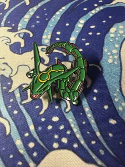 Pokemon Rayquaza Enamel Pin Badge Brooch 🔥 - Image 1