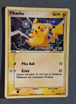 Pokemon Pikachu 60/106 holoFr card /jpj27 - Image 1