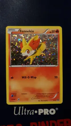Pokemon TCG FENNEKIN HOLO 3/12 McDonalds EU Promo Set 2016 (MCD16) ENGLISH Card - Image 1