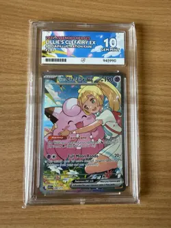 Pokemon Lillie’s Clefairy EX 280/217 - Special Illustration Rare ACE 10 Gem Mint - Image 1