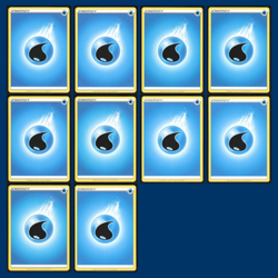 10x Water Energy Lot Sword Shield Energy Pokemon Cards Set Builder - Image 1