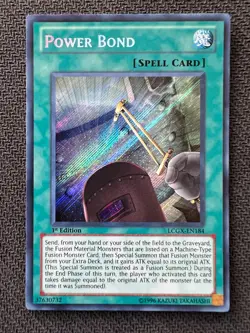 Yugioh Power Bond 1st Edition Secret Rare LCGX-EN184 NM - Image 1