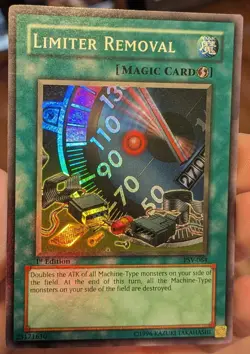 Limiter Removal PSV-064 NM 1st Edition [Yu-Gi-Oh! Pharaoh's Servant, Super Rare] - Image 3
