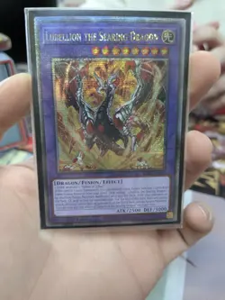 Yu-Gi-Oh! Lubellion the Searing Dragon Quarter Century Secret Rare BLTR-EN115 - Image 1