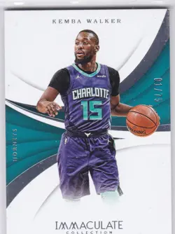 Kemba Walker 2018-19 Panini Immaculate 1/75 First One 1/1 - Image 1