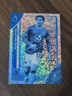 2025-26 Topps Chrome Premier League Bashir Humphreys Frozenfractor -4 RC Burnley - Image 1
