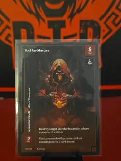 Wonders of the First - Soul Jar Mastery 375/401 Secondary Spell NM Unplayed - Image 1