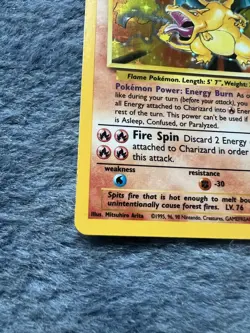 Pokemon TCG Base Set Charizard 4/102 Holo - Image 1