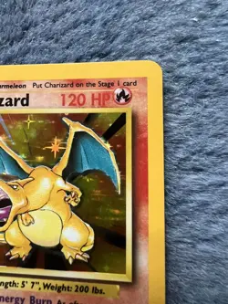 Pokemon TCG Base Set Charizard 4/102 Holo - Image 2