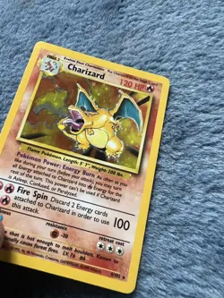 Pokemon TCG Base Set Charizard 4/102 Holo - Image 3