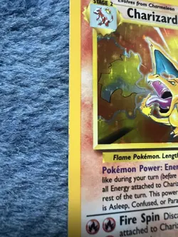 Pokemon TCG Base Set Charizard 4/102 Holo - Image 4