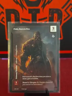 Wonders Of The First - Floki, Born in Fire NM 328/401 Unplayed Primary Wonder - Image 1