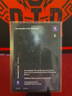 Wonders of the First - Necropolis of the Damned 355/401 Secondary Land NM - Image 1