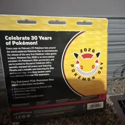 Pokemon Day 2026 Collection Box Pikachu Promo Card & 3 Booster Packs - Image 5